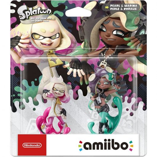 Confezione di personaggi Amiibo Nintendo Perla e Marina