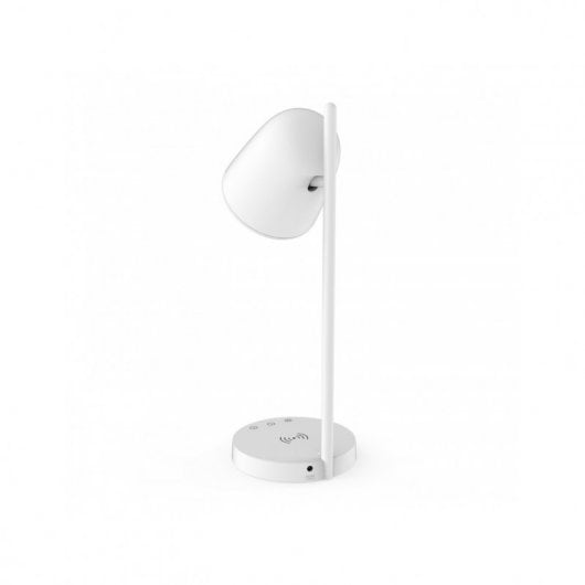 Muvit iO WiFi Tischlampe mit kabelloser Ladestation G Weiß