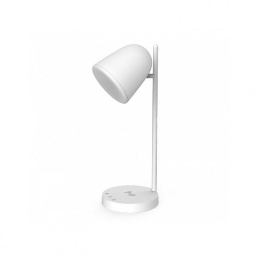 Muvit iO WiFi Tischlampe mit kabelloser Ladestation G Weiß