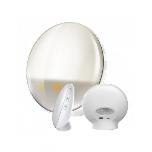 Muvit iO Lámpara WiFi RGB Luz Ambiente y Despertador con Radio FM