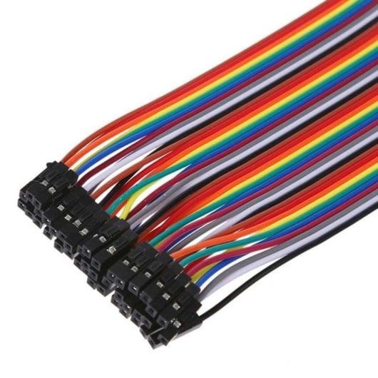 Câbles Dupont Femelle/Femelle 20cm OcioDual 40x pour Arduino