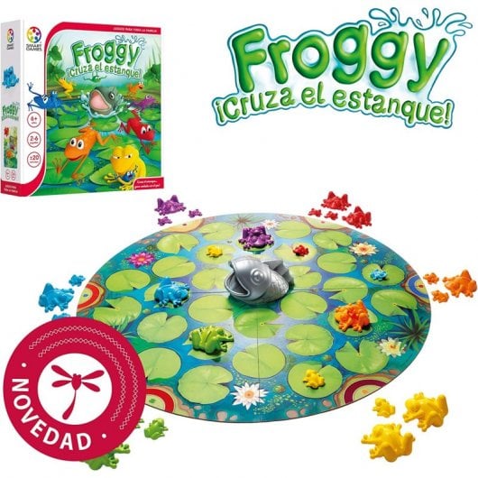 Smartgames Juegos De Tablero, Juego De Mesa Adultos Y Niños, Juego Mesa Froggit Smartgames