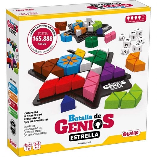Ludilo Brettspiele, Brettspiel für Erwachsene und Kinder, Star Genius Battle Brettspiel