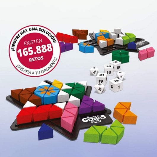 Ludilo Brettspiele, Brettspiel für Erwachsene und Kinder, Star Genius Battle Brettspiel