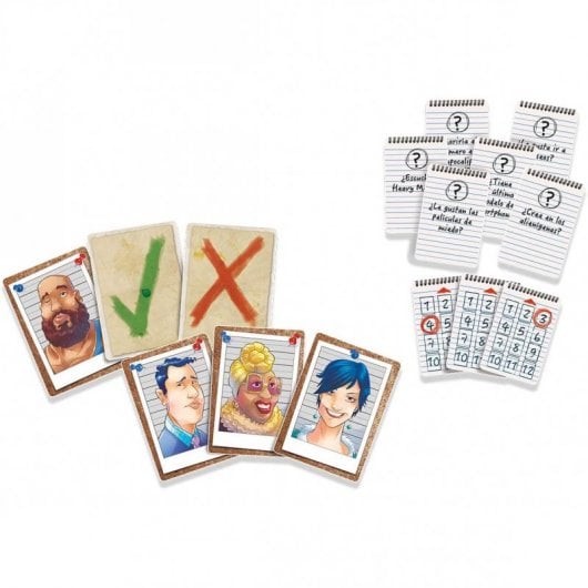 Ludilo Unusual Suspects, jeu de société coopératif, 3 à 16 joueurs, 20 min, à partir de 10 ans