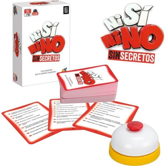 Al Loro Games Ni Si Ni No Sin Secretos, Juegos De Mesa Adulto, Juegos De Cartas Adultos