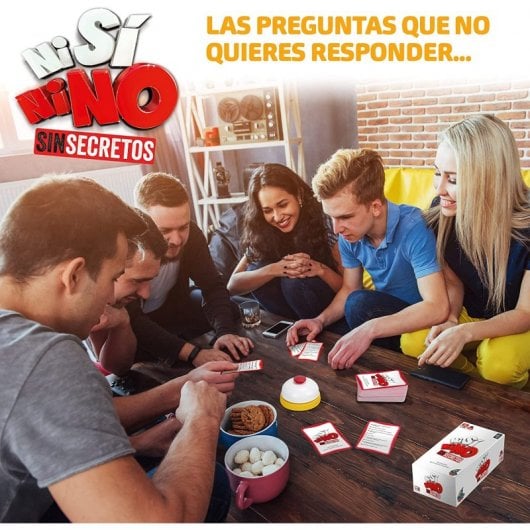 Al Loro Games Ni Si Ni No Sin Secretos, Juegos De Mesa Adulto, Juegos De Cartas Adultos