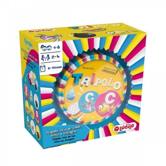 Ludilo Tripolo, Juegos De Mesa Educativo, Niños +6 Años , 2 A 4 Jugadores, Juego Rápido
