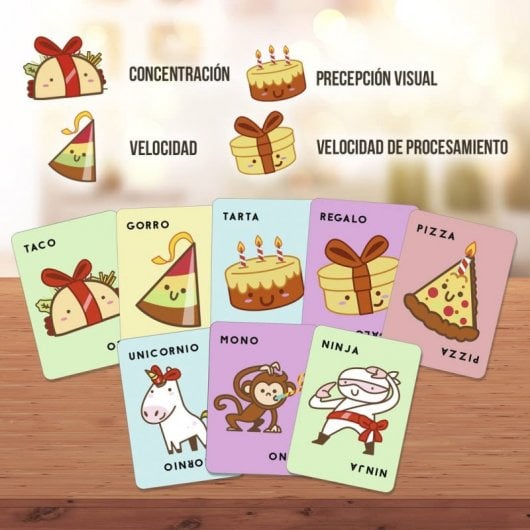 Ludilo – Taco-Hut-Kuchen-Geschenkpizza, Brettspiel für Kinder ab 8 Jahren, Kartenspiele, Reisespiel