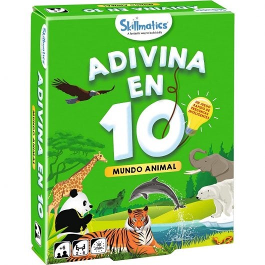 Ludilo - ¡adivina En 10! Mundo Animal, Juegos Educativos De Cartas, Niños +6 Años,