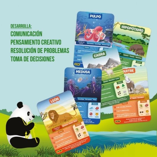 Ludilo - ¡adivina En 10! Mundo Animal, Juegos Educativos De Cartas, Niños +6 Años,