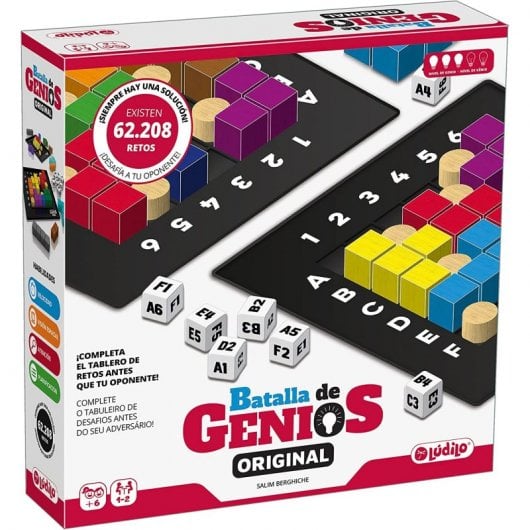 Ludilo Brettspiele, Brettspiel für Erwachsene und Kinder, Battle of Geniuses Brettspiel