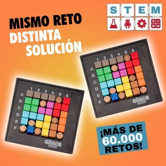 Ludilo Brettspiele, Brettspiel für Erwachsene und Kinder, Battle of Geniuses Brettspiel