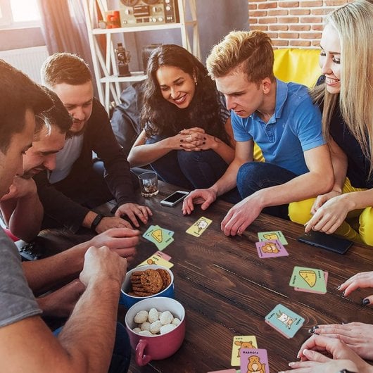 Ludilo Kartenspiele, Brettkartenspiele, Taco-Kartenspiel, Katze, Cabara, Käse, Pizza