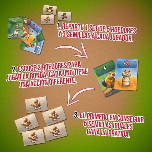 Ludilo Kartenspiele, Brettkartenspiele, Nager-Kartenspiel