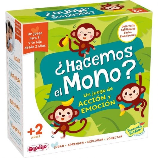 Ludilo Let's Play Monkey? Pädagogisches Familienspiel, Kinder ab 2 Jahren, 1 Spieler oder mehr