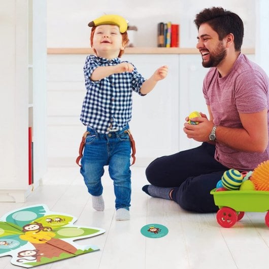 Ludilo Let's Play Monkey? Pädagogisches Familienspiel, Kinder ab 2 Jahren, 1 Spieler oder mehr