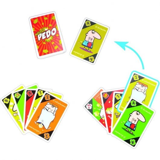 Herr Furz – Kartenspiele, die stinkendsten Fürze imitieren, Kinder ab 8 Jahren, dynamisch und lustig