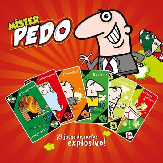 Herr Furz – Kartenspiele, die stinkendsten Fürze imitieren, Kinder ab 8 Jahren, dynamisch und lustig