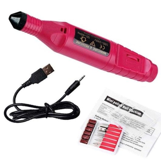 OcioDual Pulidor Uñas 6 en 1 Ajustable Kit Manicura/Pedicura