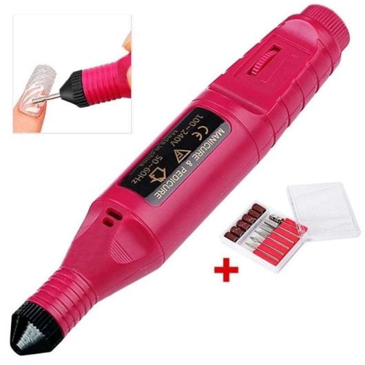 OcioDual Pulidor Uñas 6 en 1 Ajustable Kit Manicura/Pedicura