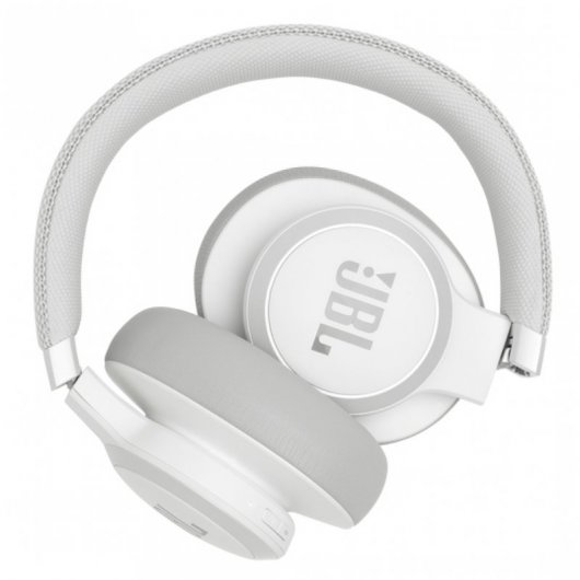 JBL Live 650BTNC Auscultadores Bluetooth com Cancelamento Ativo de Ruído Brancos