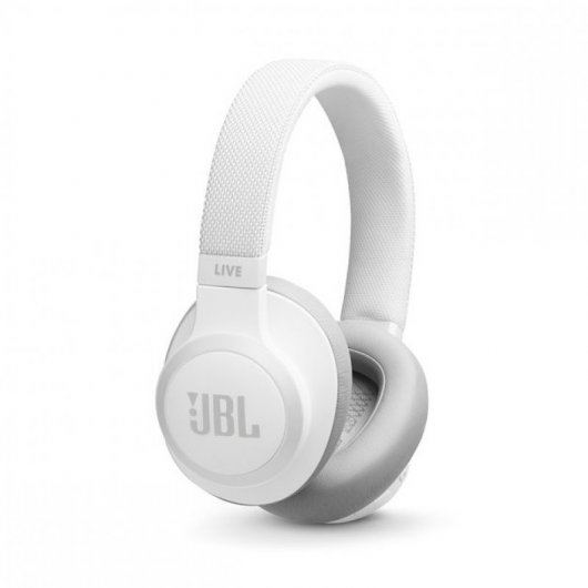JBL Live 650BTNC Auscultadores Bluetooth com Cancelamento Ativo de Ruído Brancos