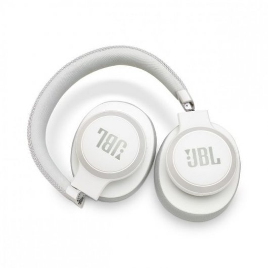 JBL Live 650BTNC Auscultadores Bluetooth com Cancelamento Ativo de Ruído Brancos