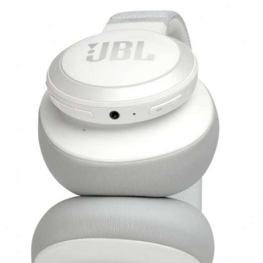 JBL Live 650BTNC Auscultadores Bluetooth com Cancelamento Ativo de Ruído Brancos