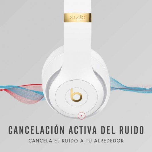 Beats Studio3 Wireless Auscultadores Bluetooth com Cancelamento Ativo de Ruido Brancos
