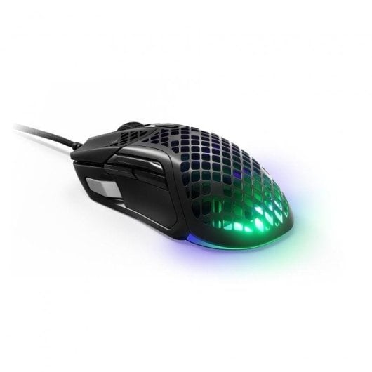 Souris Steelseries Aerox 5 Filaire USB 18000DPI Noir RGB Ultra-légère 9 Boutons