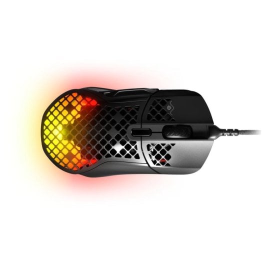 Souris Steelseries Aerox 5 Filaire USB 18000DPI Noir RGB Ultra-légère 9 Boutons