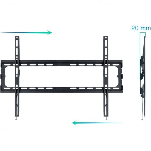 TooQ Soporte de Pared para Monitor/TV 37"-80" VESA 600x400 Máx. 45Kg