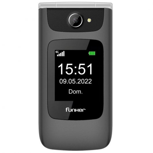Funker C250 Telefone para Séniores Cinzento