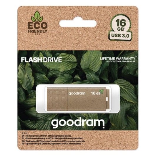 USB-Stick Goodram UME3 Eco Friendly 16GB USB 3.2 Gen 1 biologisch abbaubar
