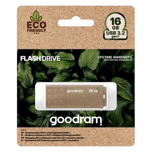 USB-Stick Goodram UME3 Eco Friendly 16GB USB 3.2 Gen 1 biologisch abbaubar