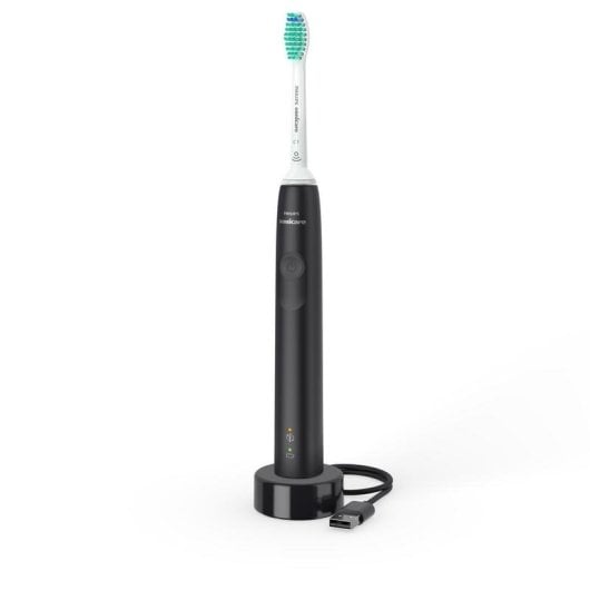 Elektrische Zahnbürste Philips Sonicare 3100 HX3671/14 Schwarz Lithium-Akku Timer