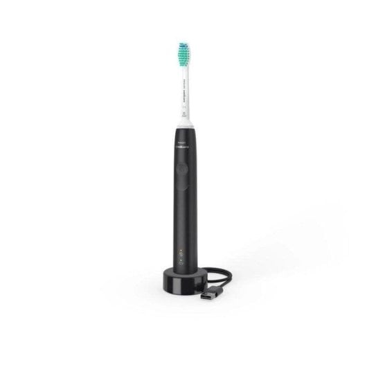 Schallzahnburste Philips Sonicare 3100 Schwarz 1 Modus Timer Lange Akkulaufzeit