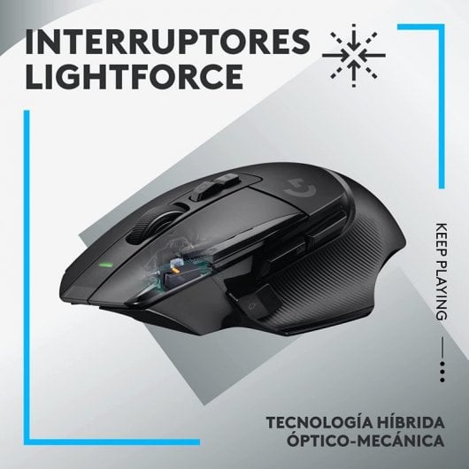 Logitech G G502 X Lightspeed Mouse Mano Destra RF Wireless Ottico 25600 DPI