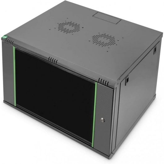 Digitus DN-19 09U-6/6-EC-SW Rack 9U Wandmontiertes Regal Schwarz