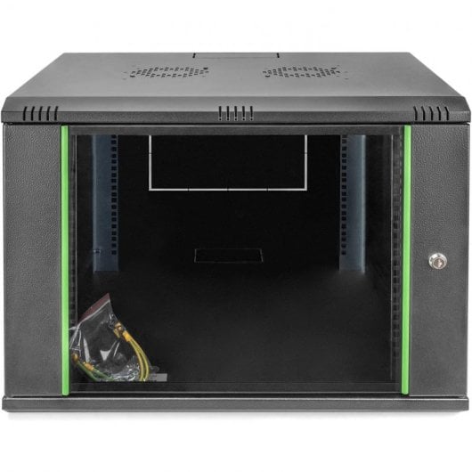 Digitus DN-19 09U-6/6-EC-SW Rack 9U Wandmontiertes Regal Schwarz