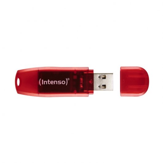 Intense Rainbow Line 128 Go USB 2.0 Rouge