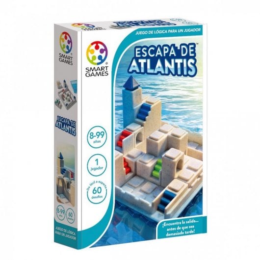 Smart Games Jeu de réflexion Évasion de l'Atlantide