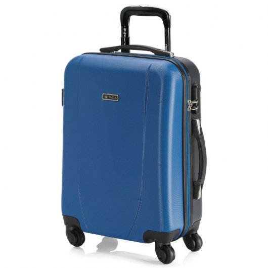 Itaca Tiber Maleta Abs Pequeña, Color Azul-antracita