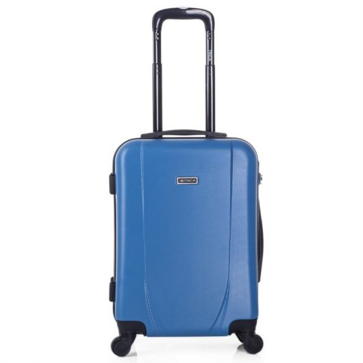 Itaca Tiber Maleta Abs Pequeña, Color Azul-antracita