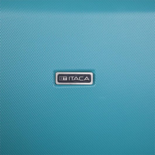 Mala grande em ABS Itaca Tiber, cor turquesa/antracite