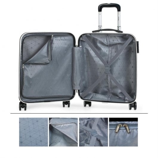 Itaca Elba Petite Valise ABS, Blanc