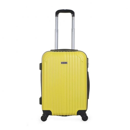Itaca Sevron Maleta Abs Pequeña, Color Amarillo