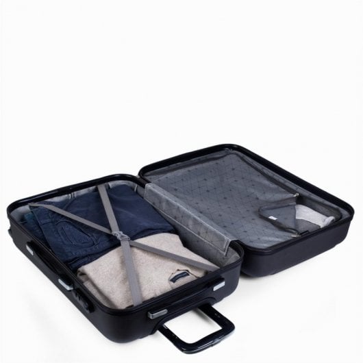 Mala Itaca Tiber Medium ABS, Cor Antracite