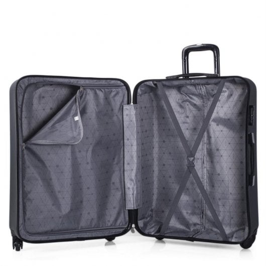 Mala Itaca Tiber Medium ABS, Cor Antracite